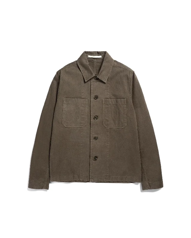 Versatile Men's Pea CoatsTyge Broken Twill Jacket - Beech Green