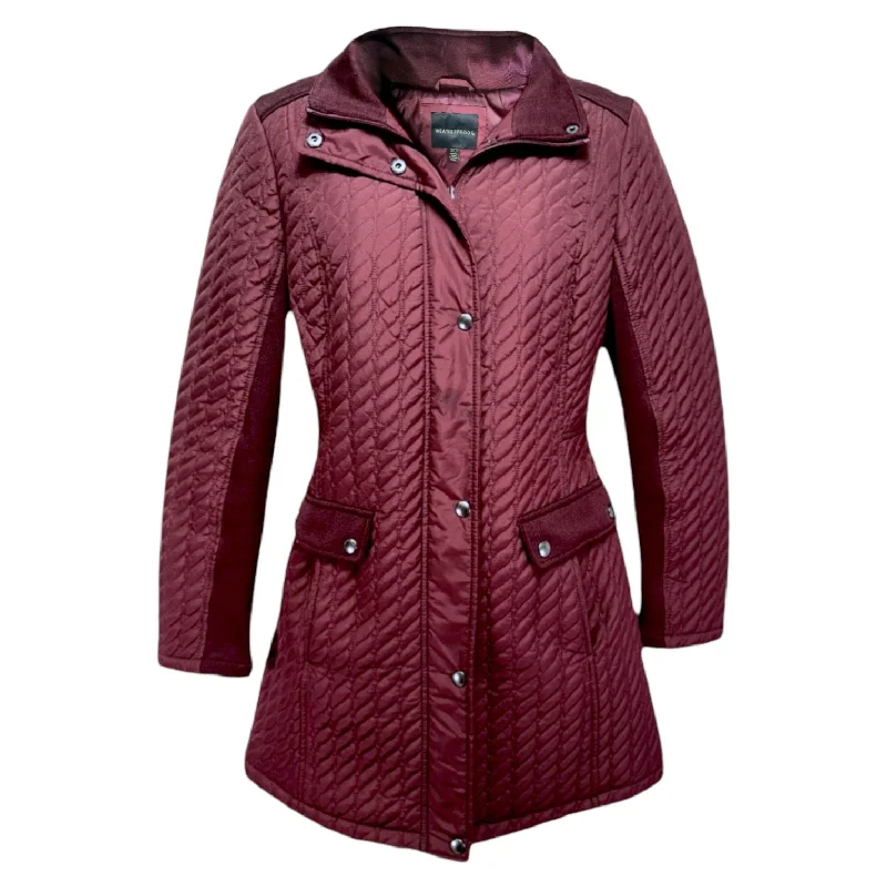 Men's Coats with Removable LiningsWalker Quilted Jacket By Weatherproof In Red, Size: S Men's Coats with Removable LiningsWalker Quilted Jacket By Weatherproof In Red, Size: S