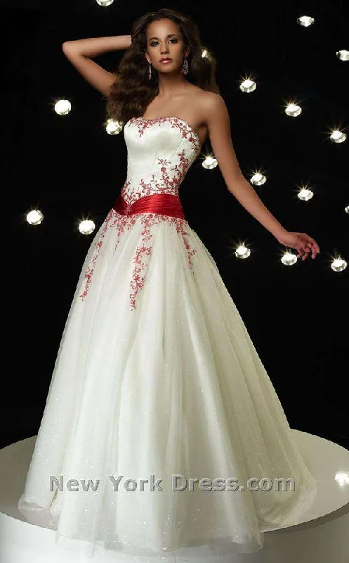 Diamond White/Red