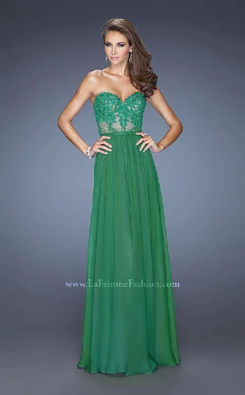 women's ball gown dressesLa Femme 20393CL Dress
