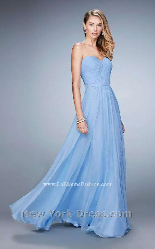 women's breathable dressesLa Femme 20808CL Dress