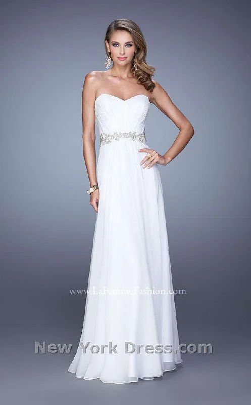 women's wrap dressesLa Femme 21177CL Dress