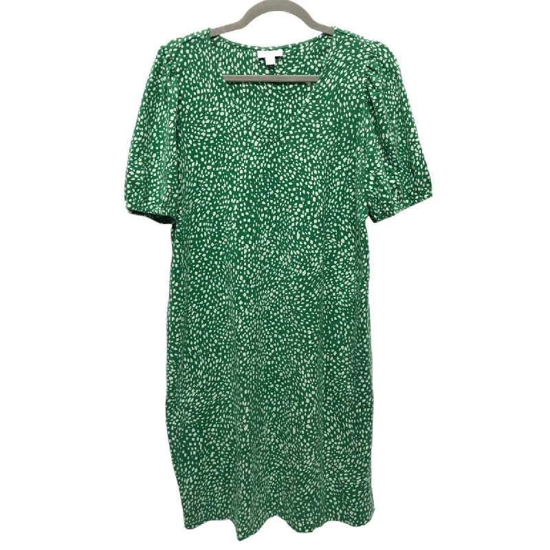 women's apple-shaped body dressesDress Casual Short By J. Jill In Green & White, Size: Mp women's apple-shaped body dressesDress Casual Short By J. Jill In Green & White, Size: Mp