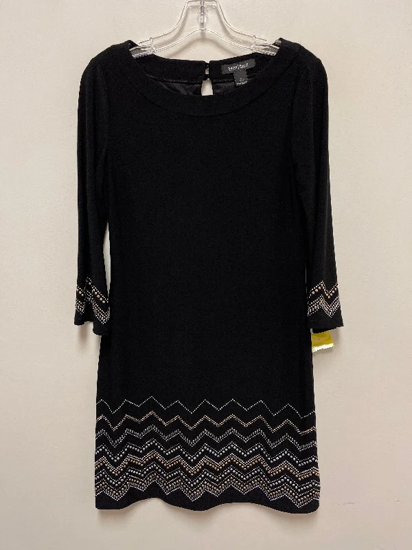 Asymmetric DressDress Casual Short By White House Black Market In Black, Size: S