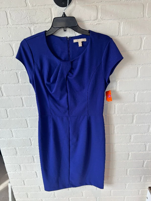 Velvet DressDress Work By Banana Republic In Blue, Size: S