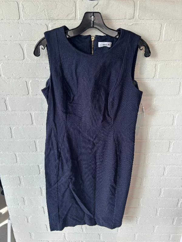 Shift DressDress Work By Calvin Klein In Blue, Size: L