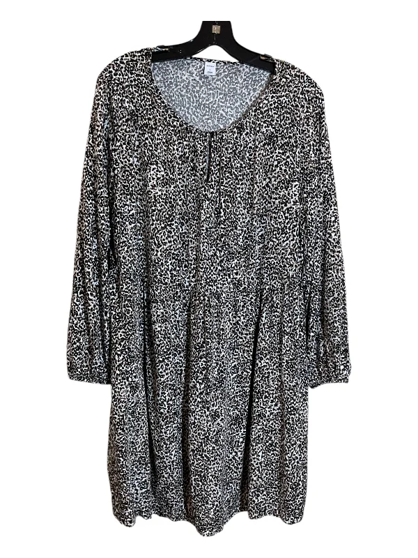 women's solid color dressesDress Work By Old Navy In Black & Brown, Size: L