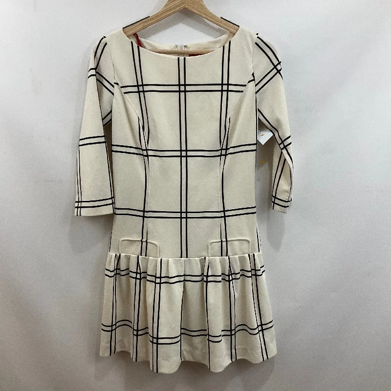 Ruffled Hem DressDress Work By Red In Cream, Size: 2