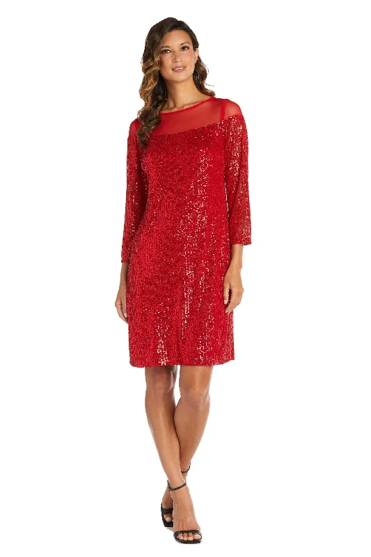women's checkered dressesR&M Richards 2428P Short Petite Cocktail Dress