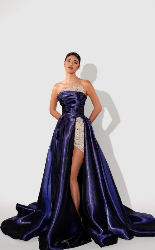 women's metallic dressesZaied Zaied ZS23153 Dress